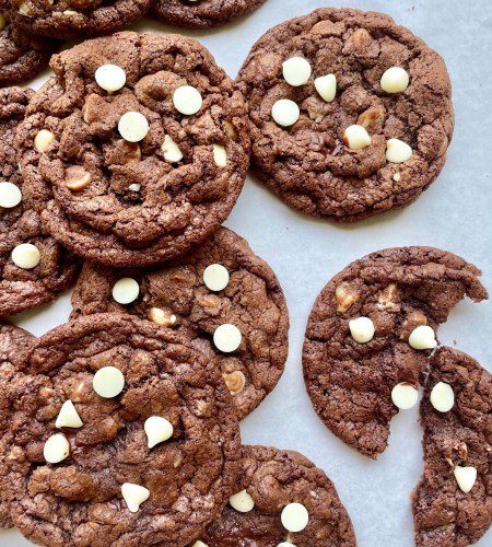 Nutella White Chocolate Hazelnut Cookies