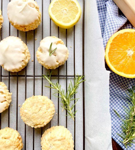 Citrus-Rosemary Scones