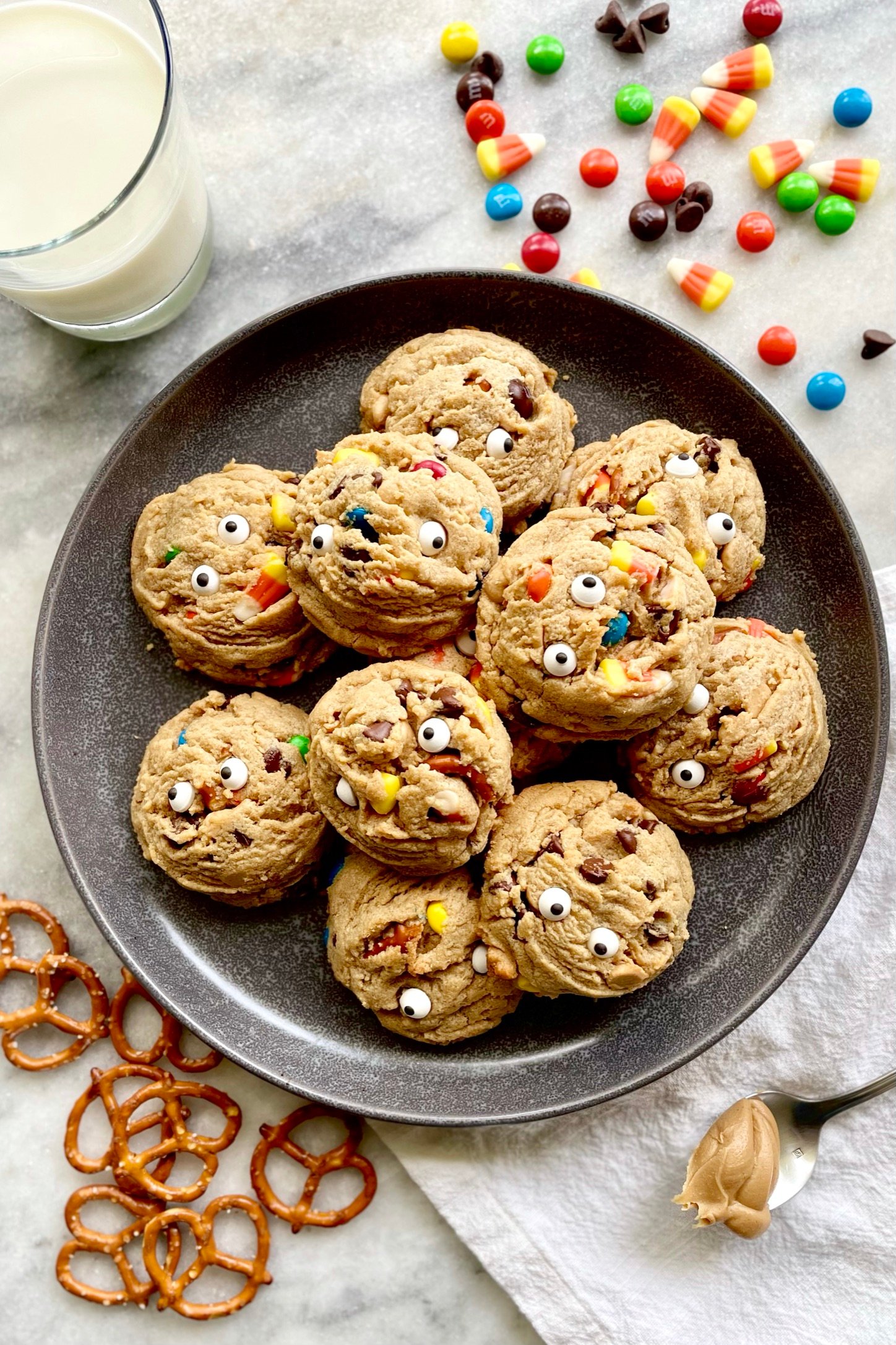 Spooky Halloween Peanut Butter Cookies