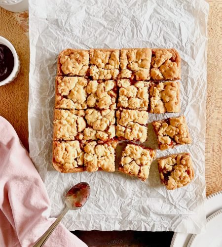 Strawberry Pecan Jam Bars