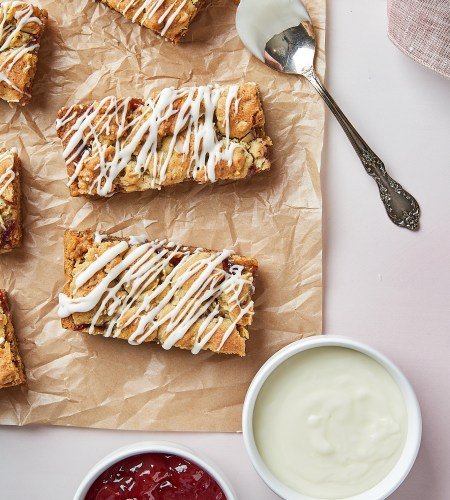 Strawberry Pecan Jam Bars
