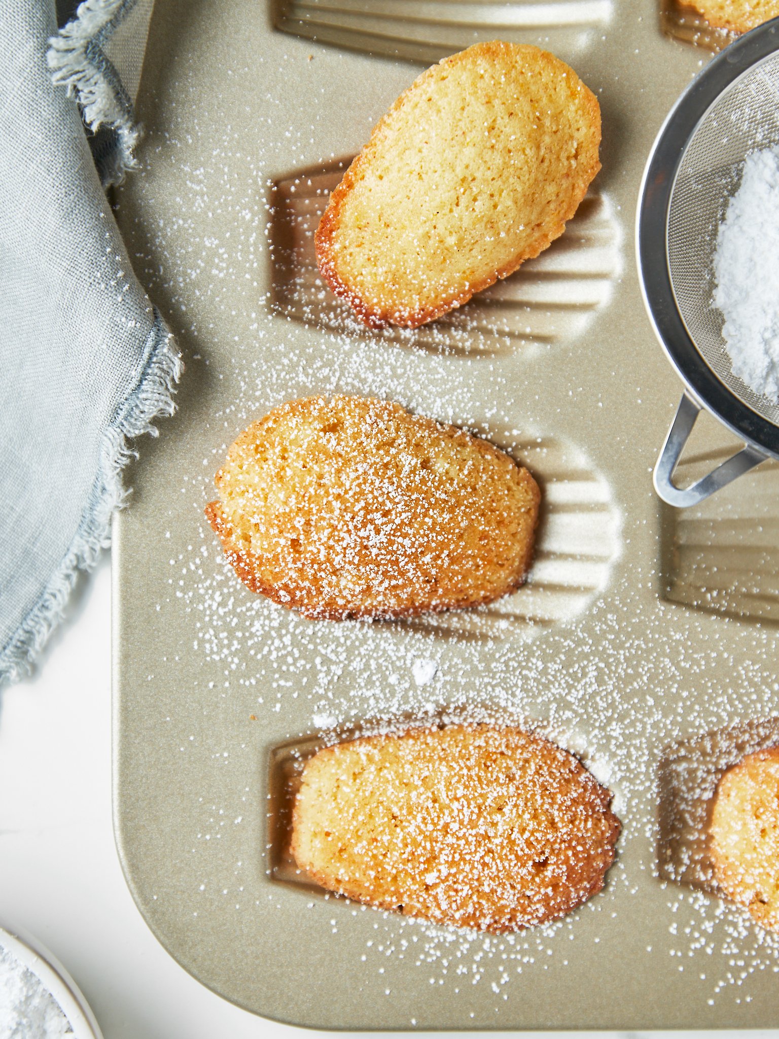 Browned Butter and Orange Madeleines