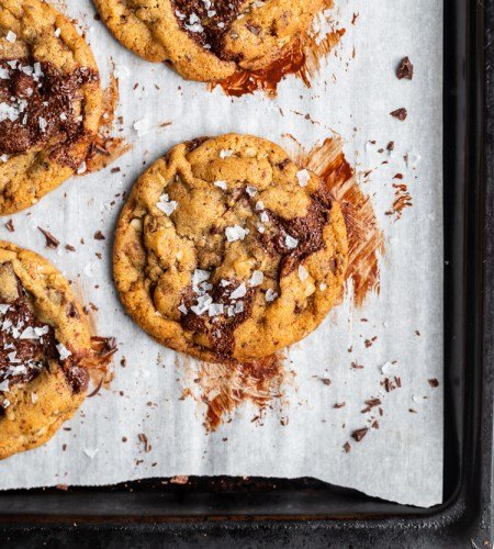 Espresso Walnut Chocolate Chip Cookies