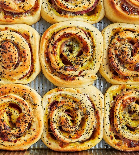 Ham and Cheese Pinwheels