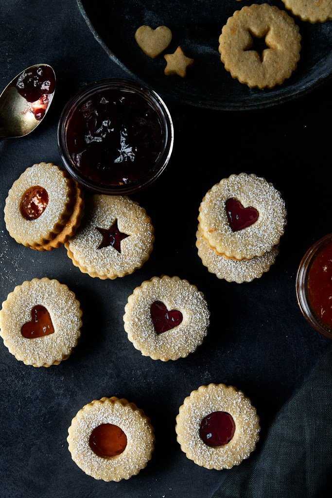 Linzer Cookies by The Nostalgic Crumb